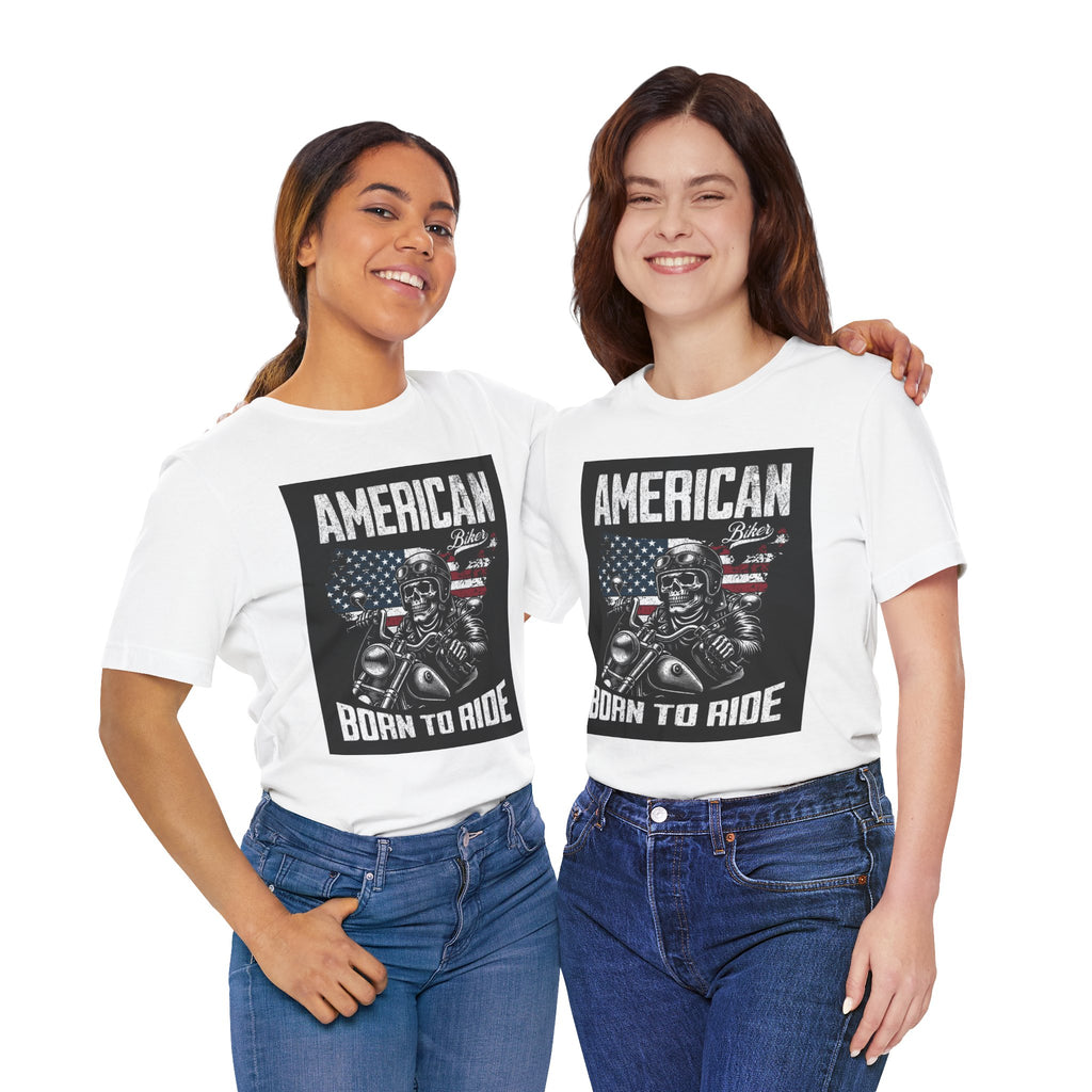 Born to Ride American Biker T-Shirt