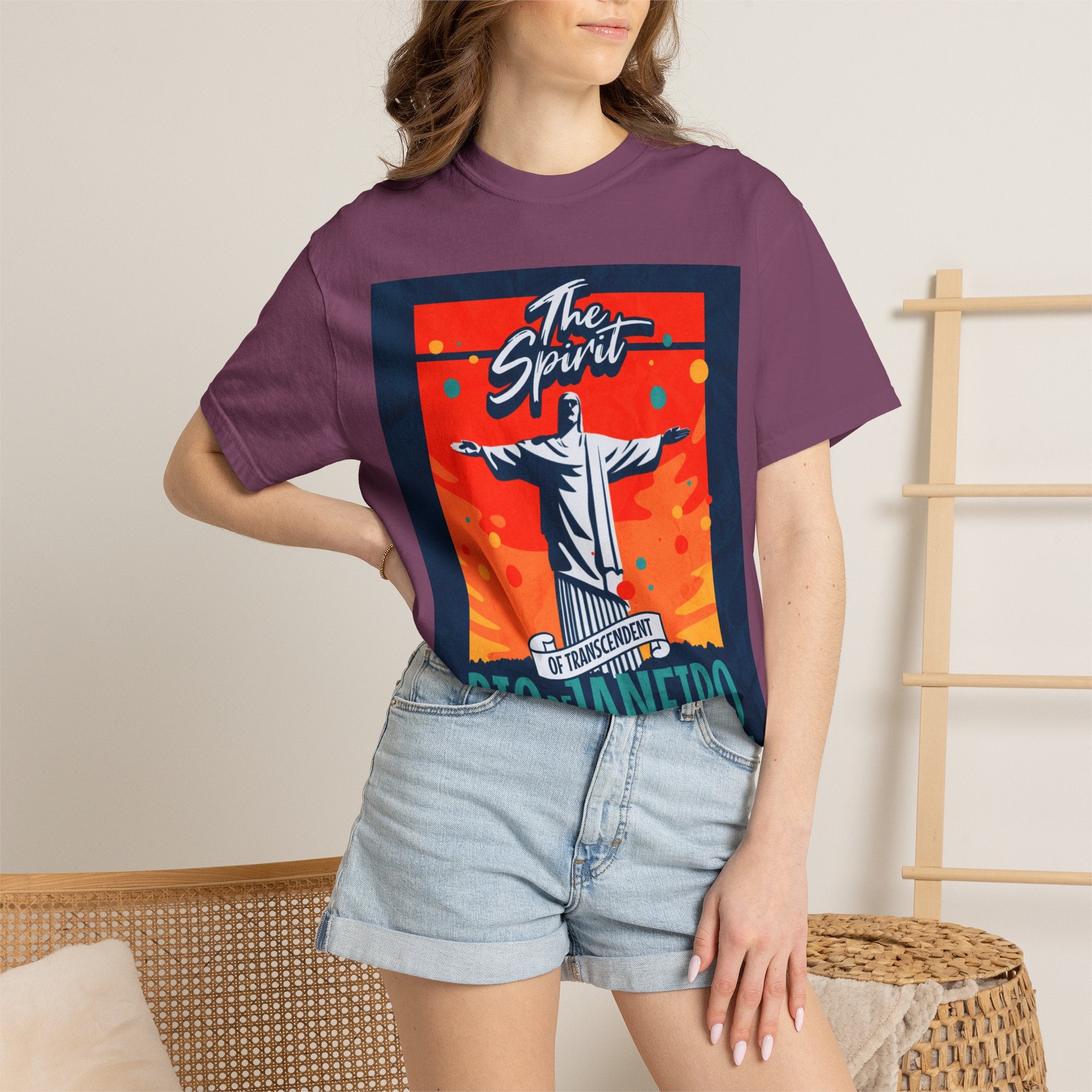 Rio de Janeiro Christ the Redeemer Poster T-Shirt — 'The Spirit' Graphic Tee
