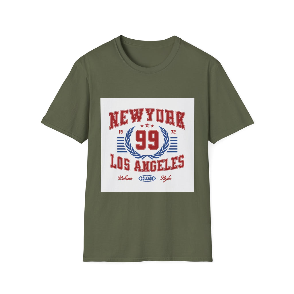 New York 99 Vintage Sports Tee — Collegiate Graphic T-Shirt