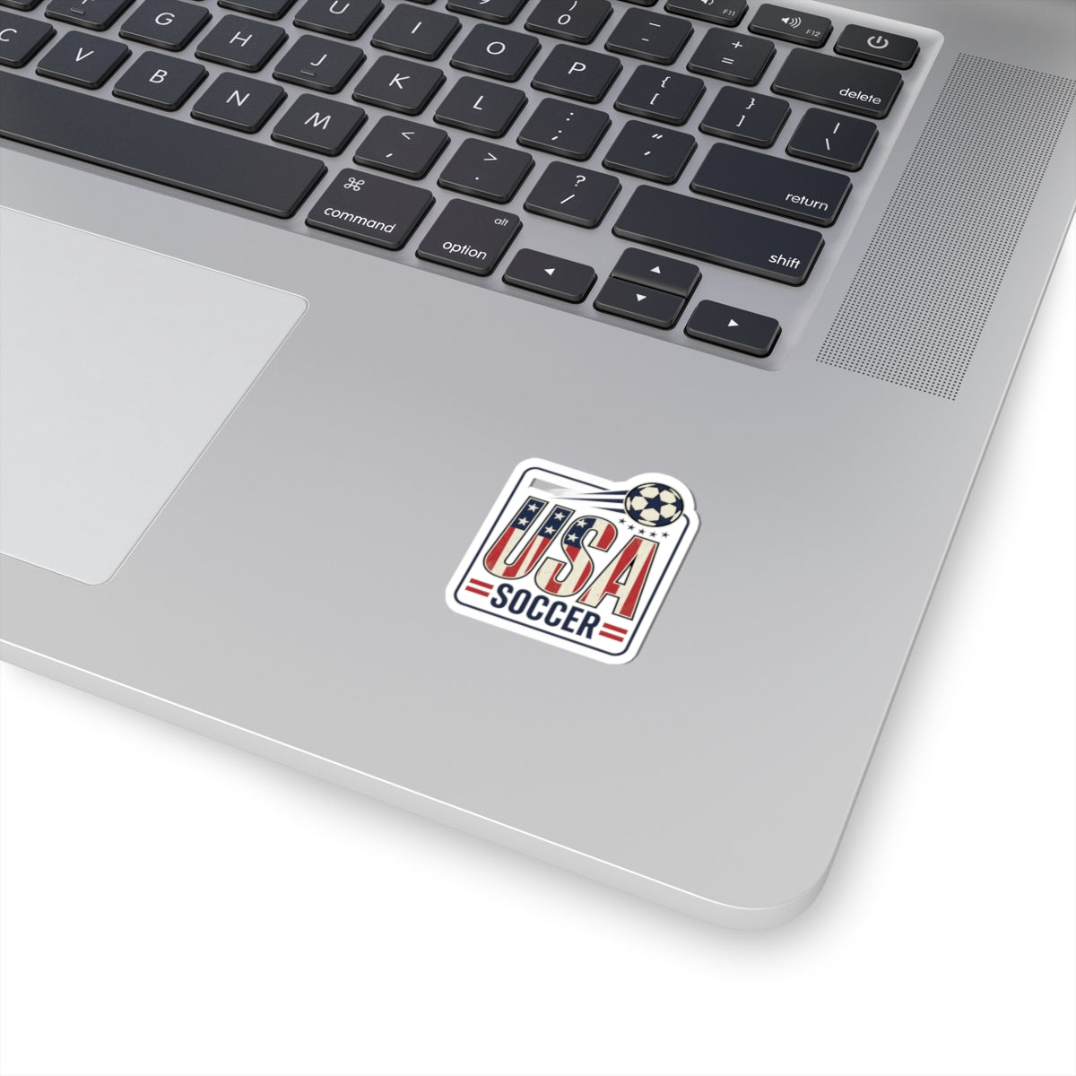 USA Soccer Kiss-Cut Sticker | Soccer Country Pride, American Flag Colors