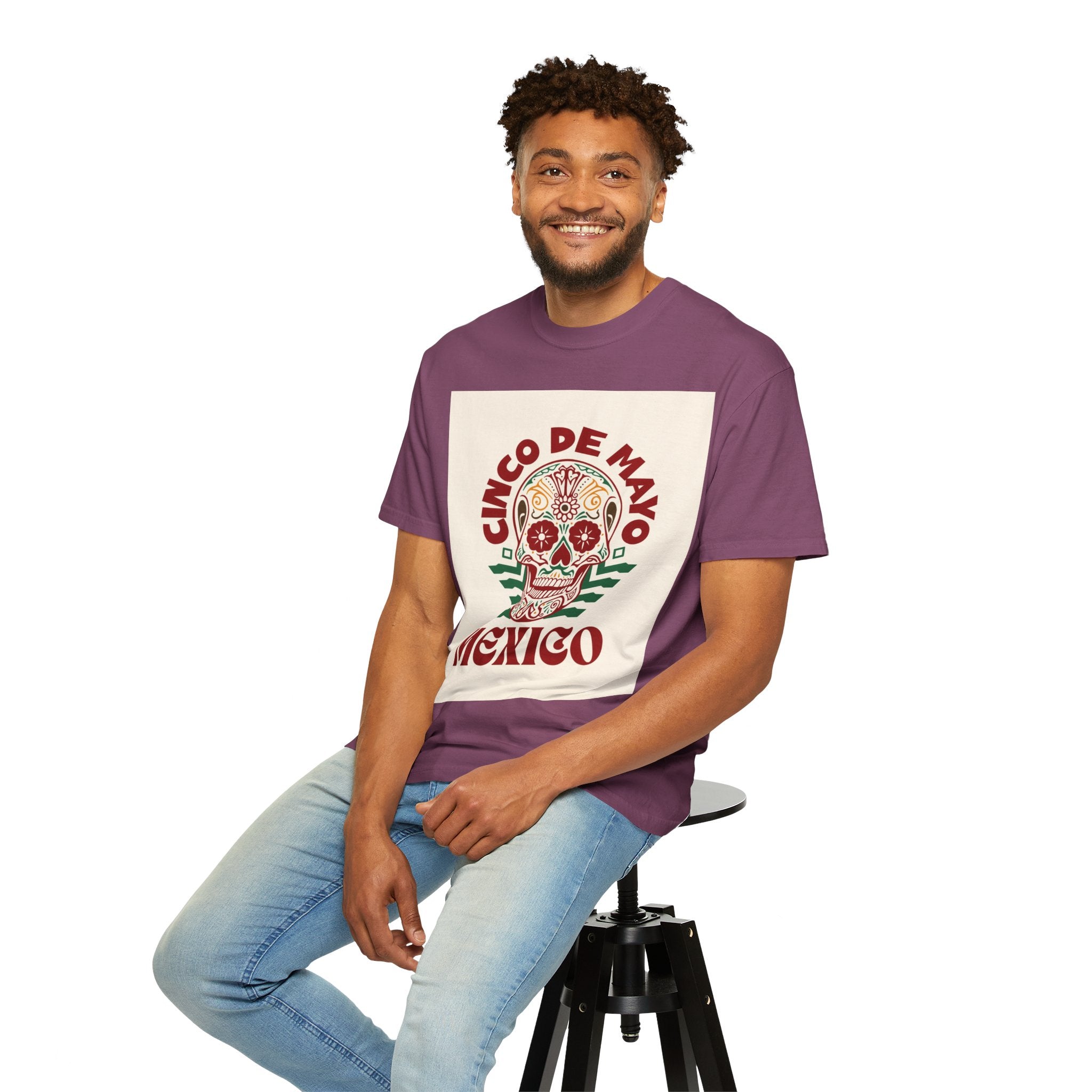 Cinco de Mayo Mexico Sugar Skull T-Shirt