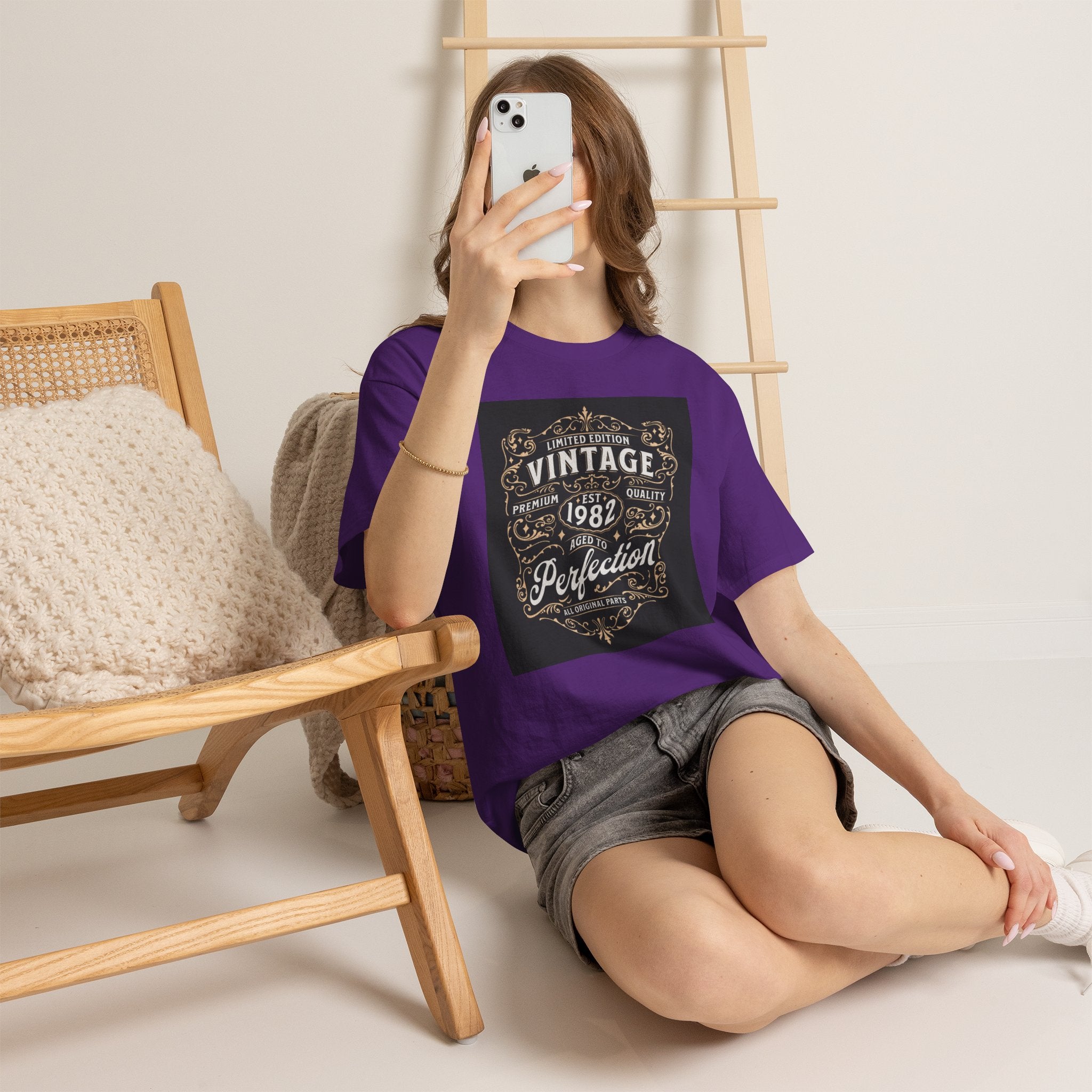 Vintage 1982 T-Shirt – Limited Edition Retro Birthday Gift
