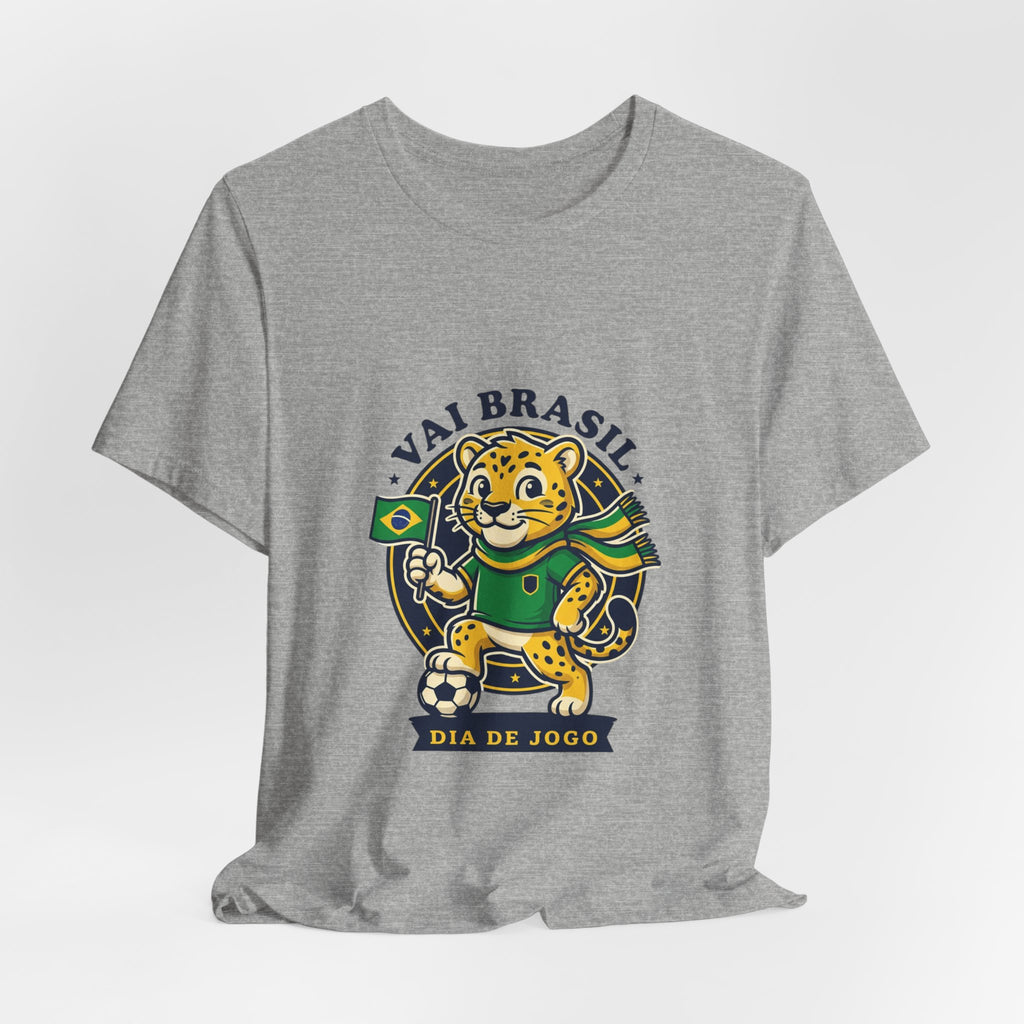 Vai Brasil Jaguar Soccer Tee | Brazil Pride, National Colors