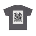 Angel & Lion Graphic Tee — "Ethereal" Vintage Gothic Streetwear