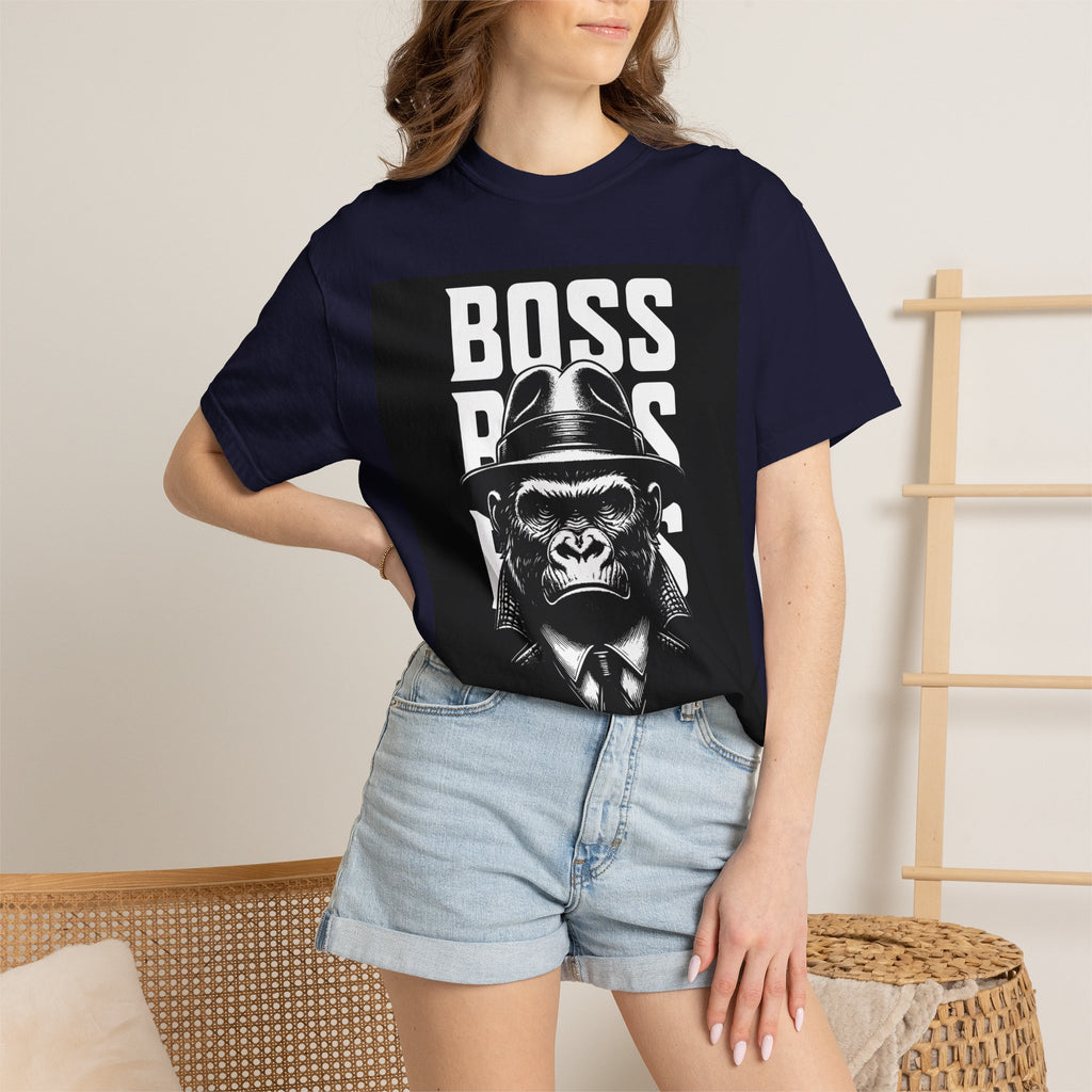 Boss Ape T-Shirt — Graphic "BOSS" Monkey Suit Tee