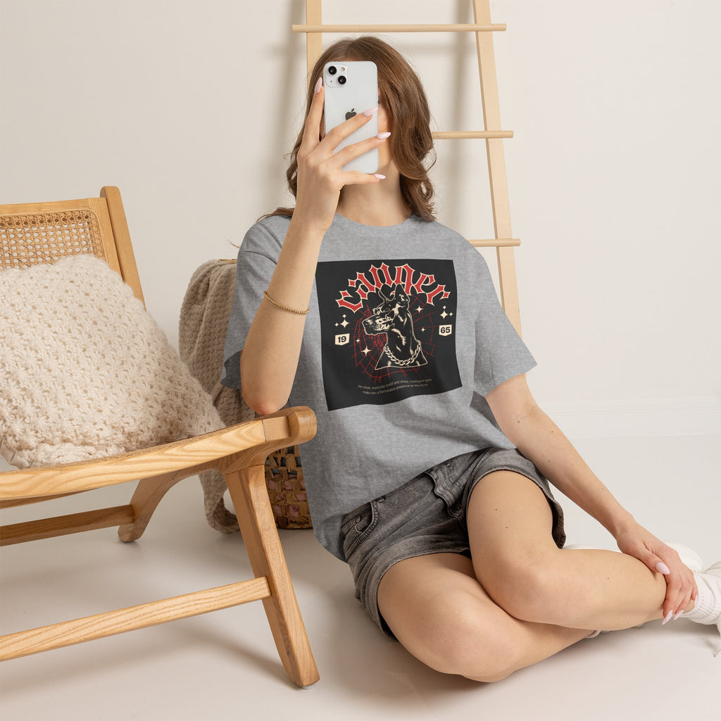 Vintage Gothic Cat Tee — 'Witchery' Retro Occult Graphic T-Shirt