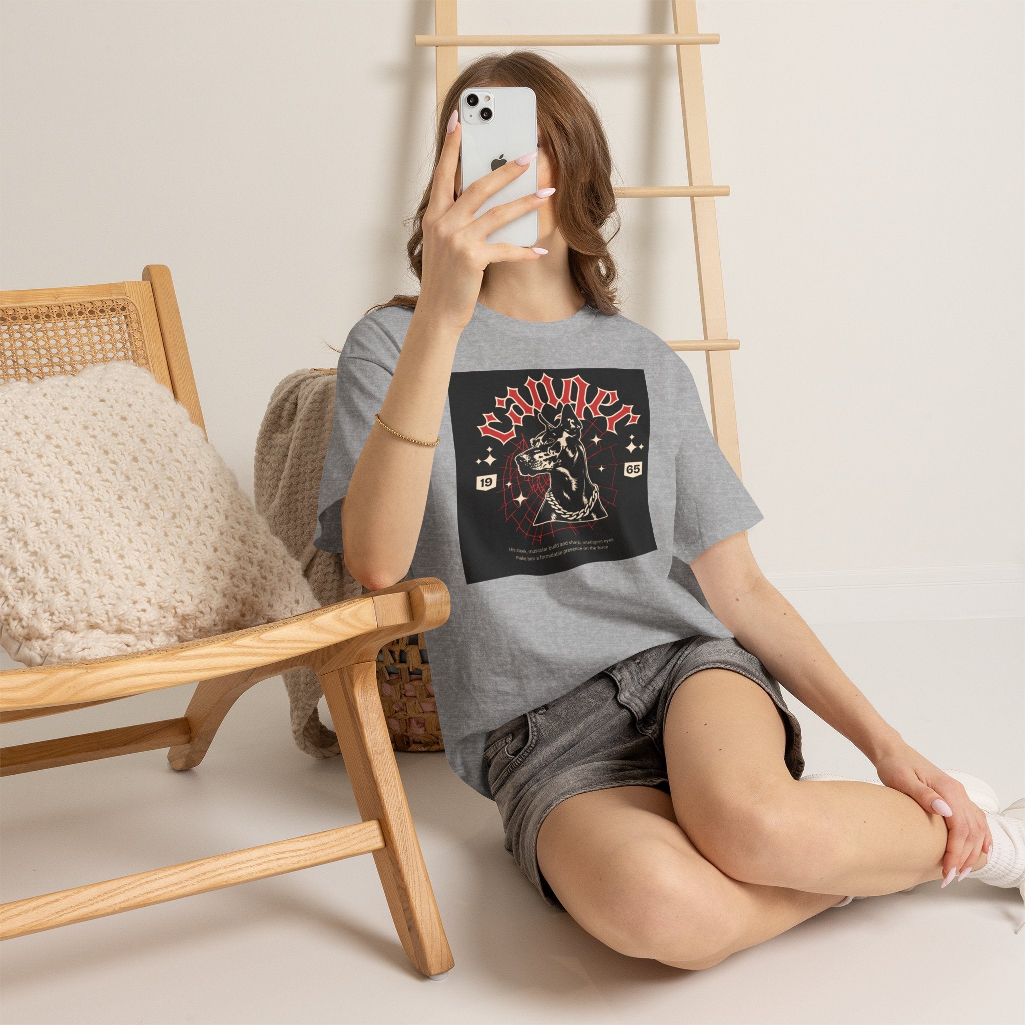 Vintage Gothic Cat Tee — 'Witchery' Retro Occult Graphic T-Shirt