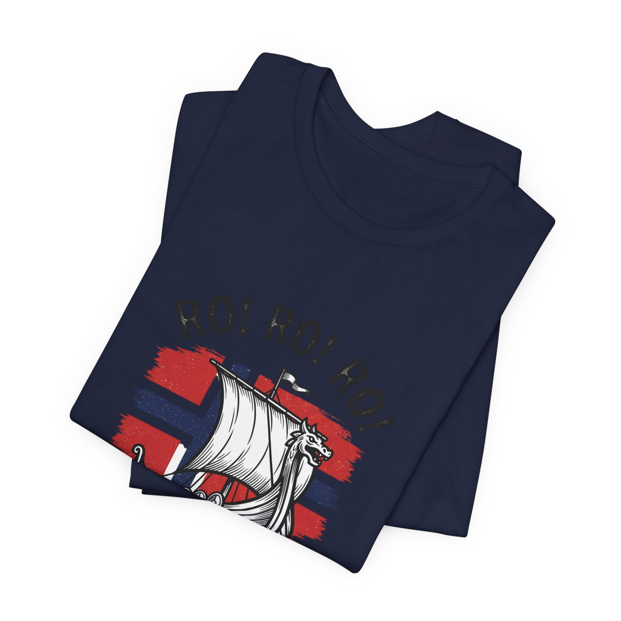 Ro! Ro! Ro! Viking Longship Norway Tee | Norwegian Flag, Football Chant