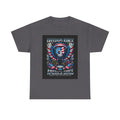 Eagle & American Flag Tee — "Freedom Rings, America Sings" Patriotic T-Shirt