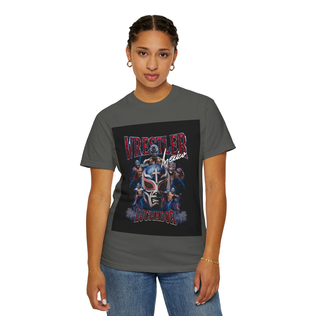 Wrestler Luchador Graphic T-Shirt — Mexican Masked Wrestling Tee