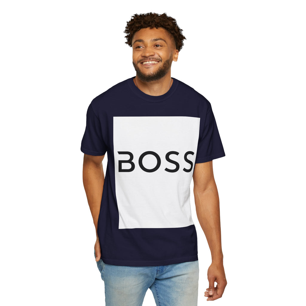 BOSS Graphic T-Shirt — Bold Minimalist Logo Tee for Confident Style