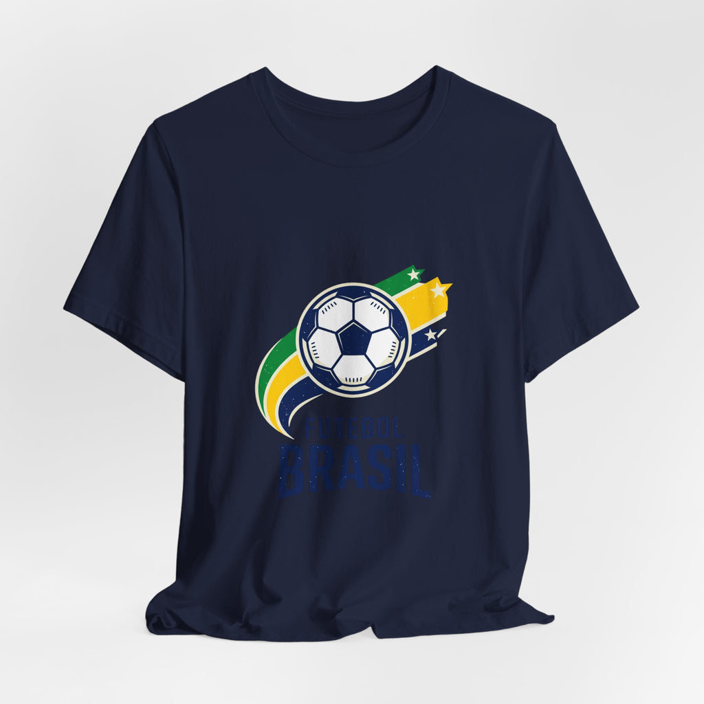 Futebol Brasil Soccer Tee | Brazil Flag Colors, National Pride Shirt