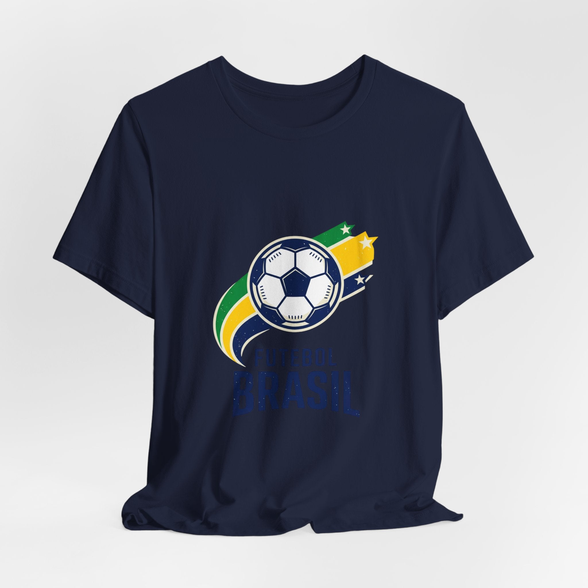 Futebol Brasil Soccer Tee | Brazil Flag Colors, National Pride Shirt