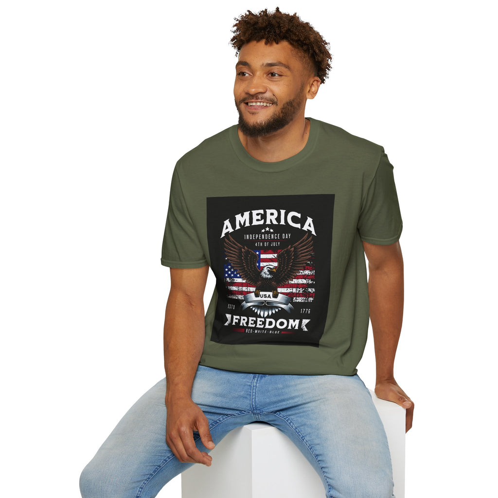 America Eagle T-Shirt — Independence Day Freedom Graphic Tee