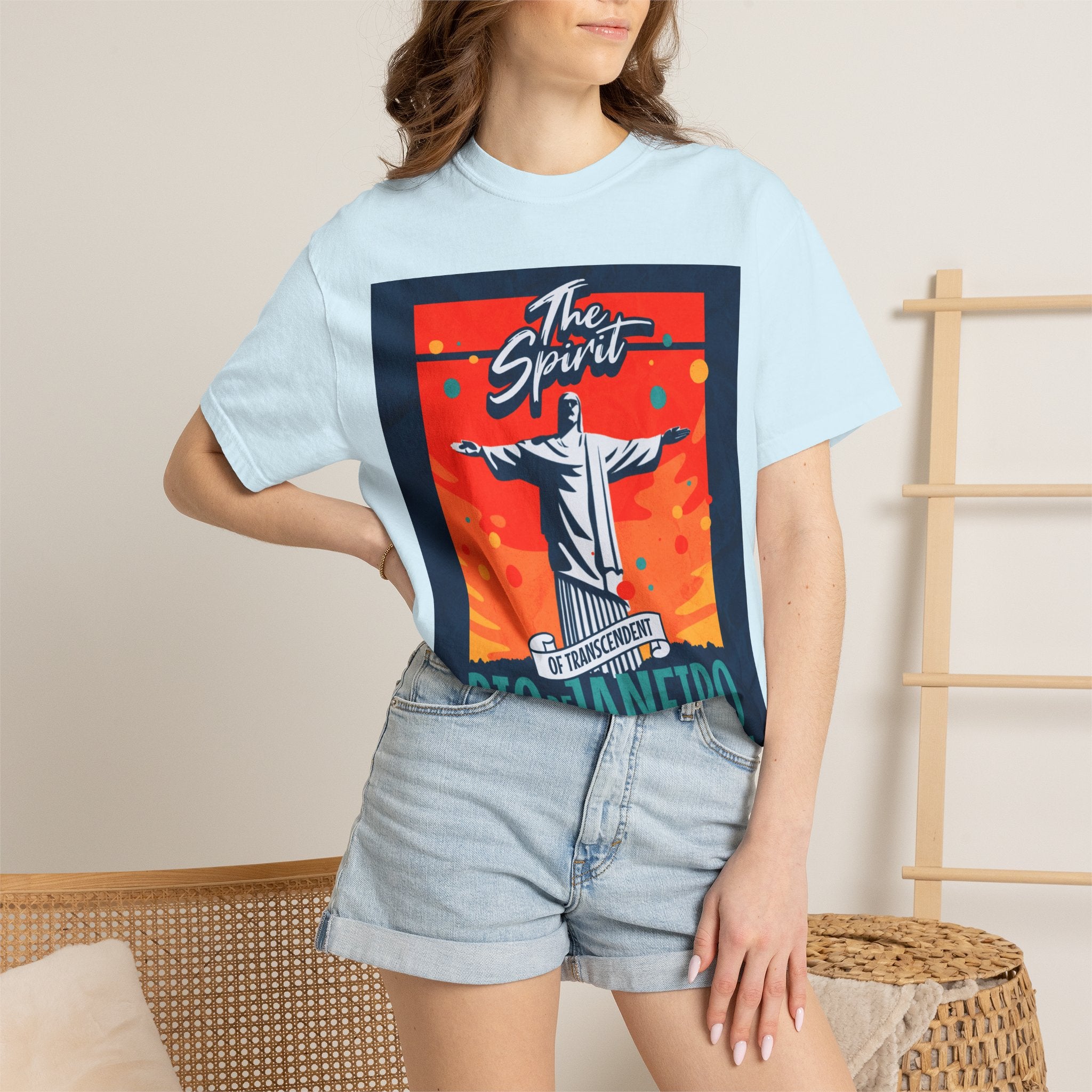 Rio de Janeiro Christ the Redeemer Poster T-Shirt — 'The Spirit' Graphic Tee