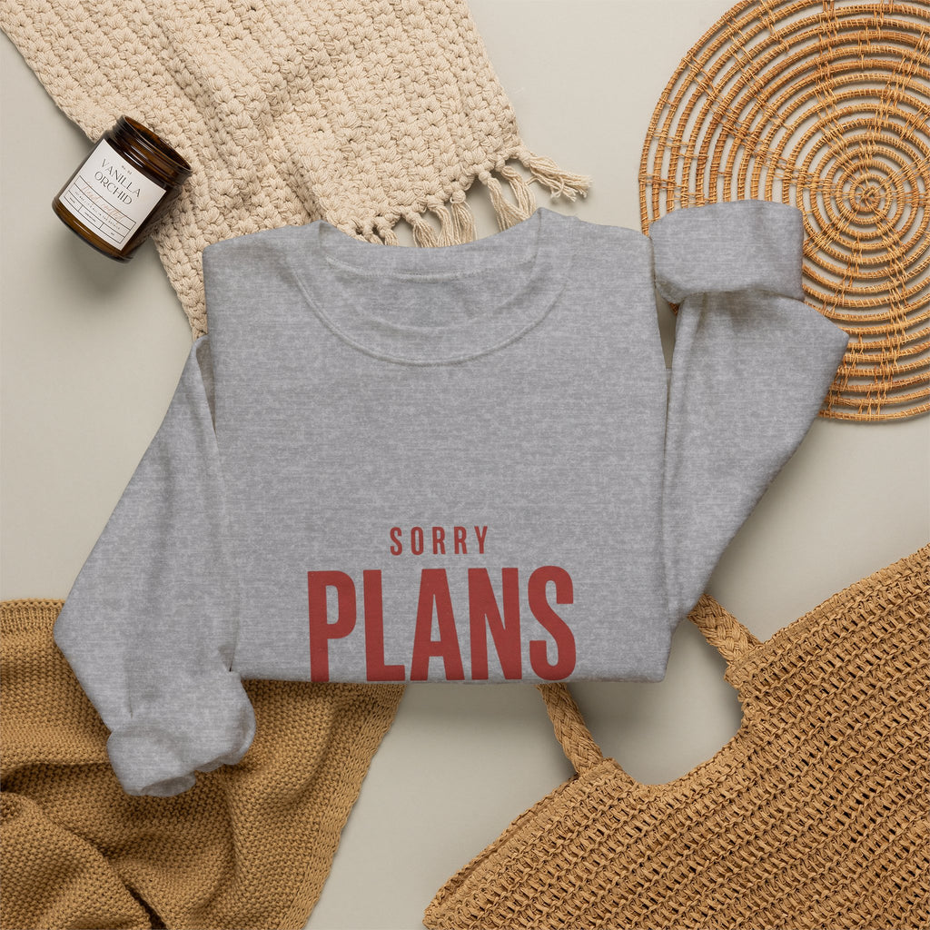 Plans Canceled Sweatshirt | Women's Sports Fandom, Game Day Crewneck