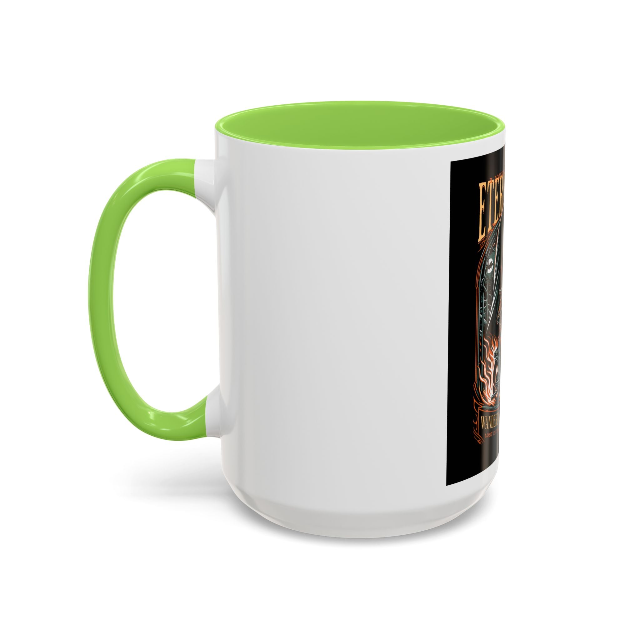 Eternal Exile Skull Biker Mug — Gothic Motorcycle Coffee Cup (11oz/15oz)