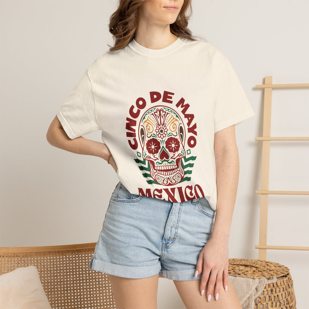 Cinco de Mayo Mexico Sugar Skull T-Shirt