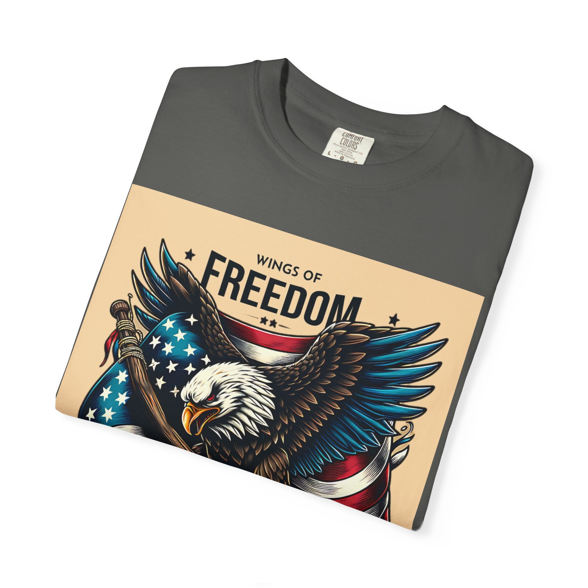 Freedom Eagle T-Shirt — Wings of America Patriotic Graphic Tee