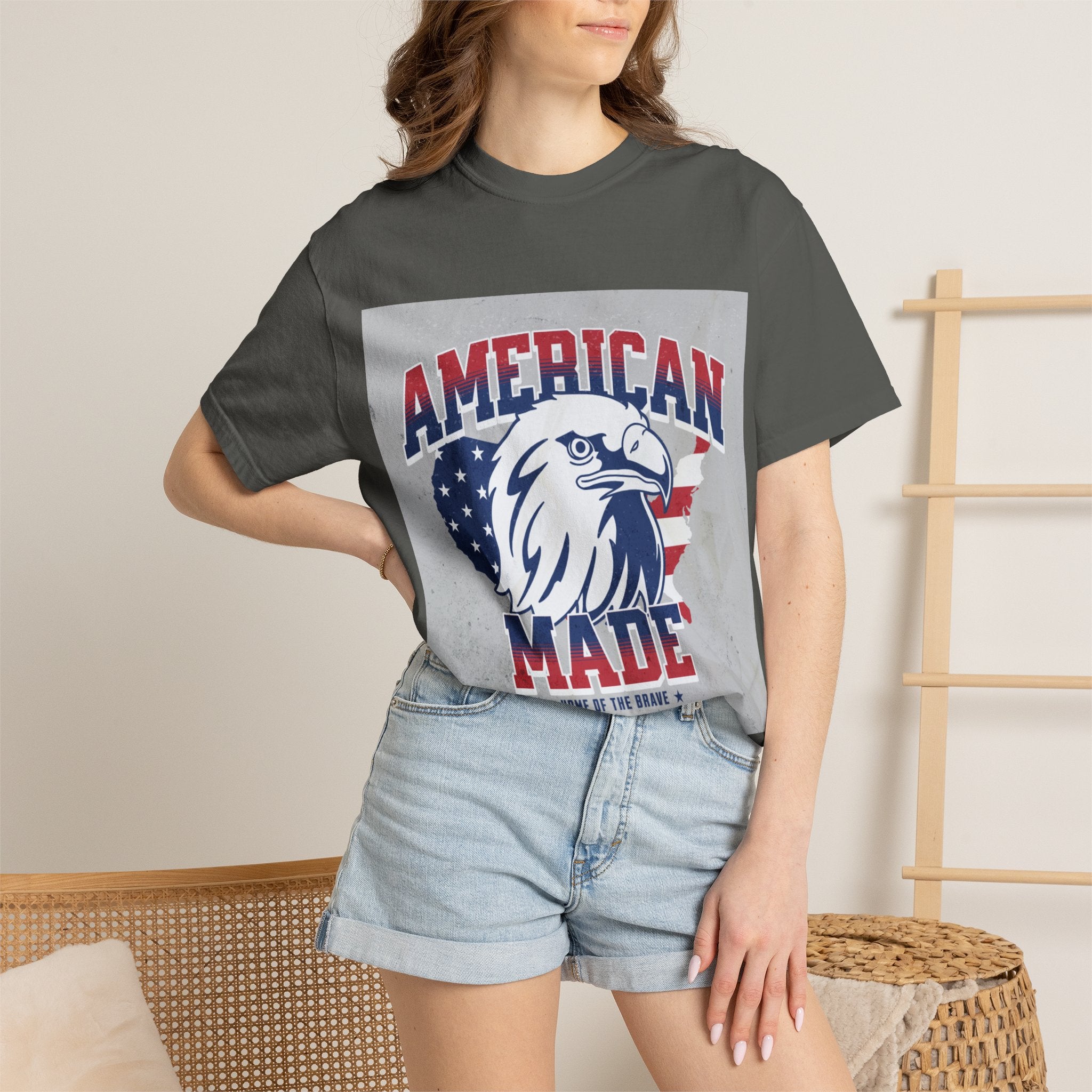 American Made Eagle T-Shirt — Patriotic USA Graphic Tee
