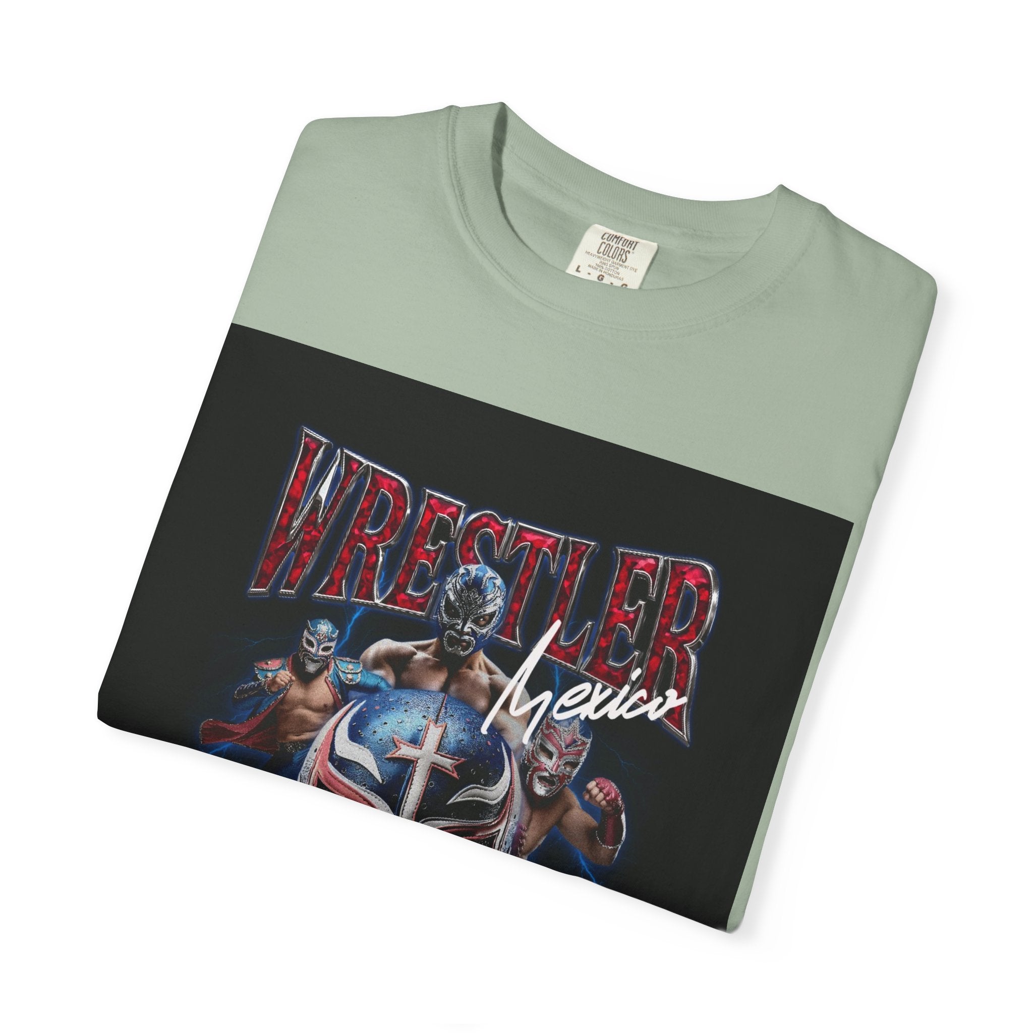 Wrestler Luchador Graphic T-Shirt — Mexican Masked Wrestling Tee