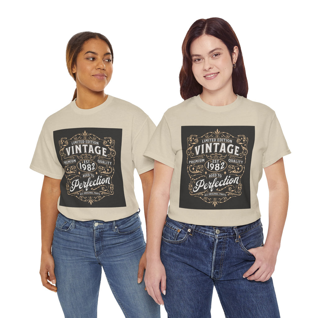 Vintage 1982 T-Shirt – Limited Edition Retro Birthday Gift