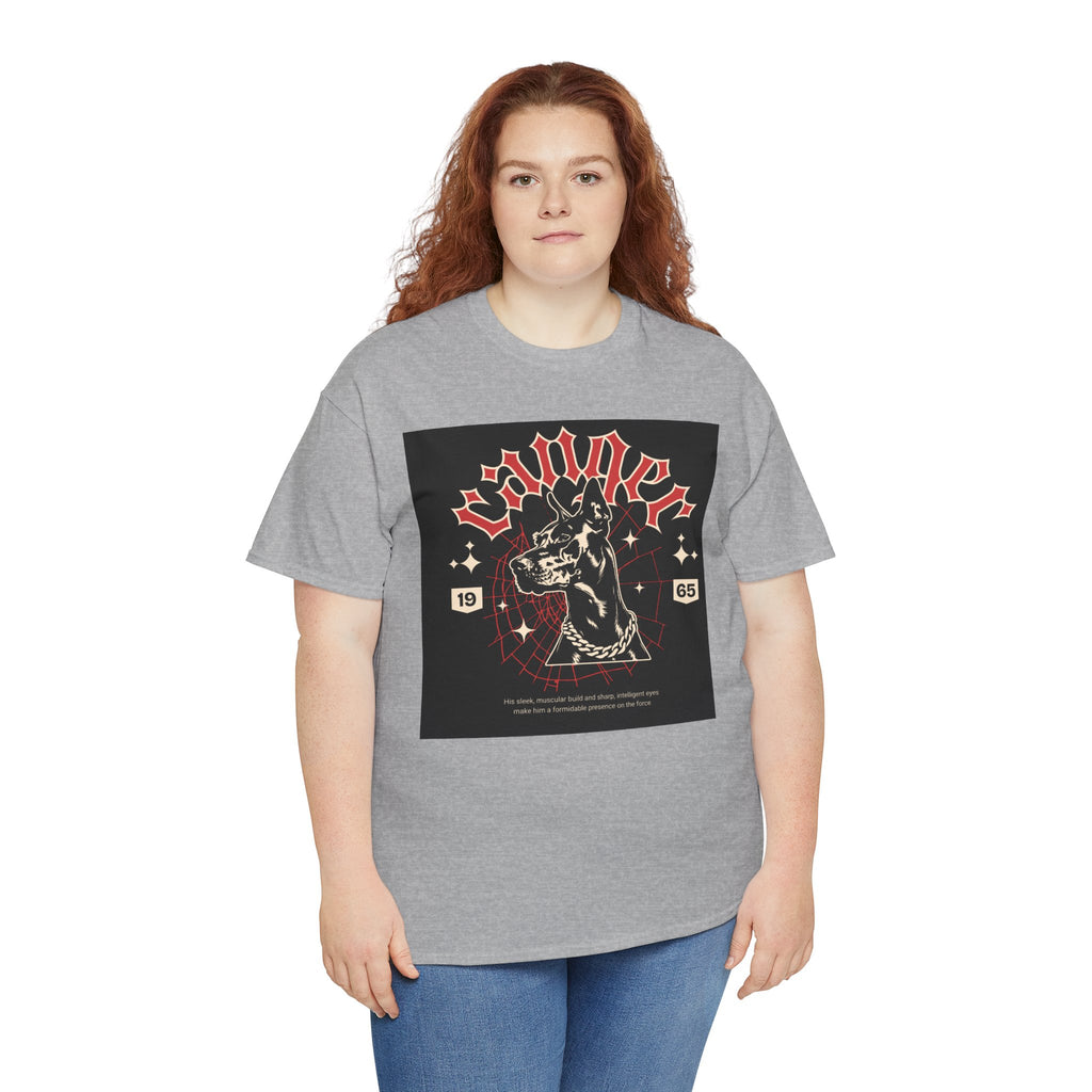 Vintage Gothic Cat Tee — 'Witchery' Retro Occult Graphic T-Shirt