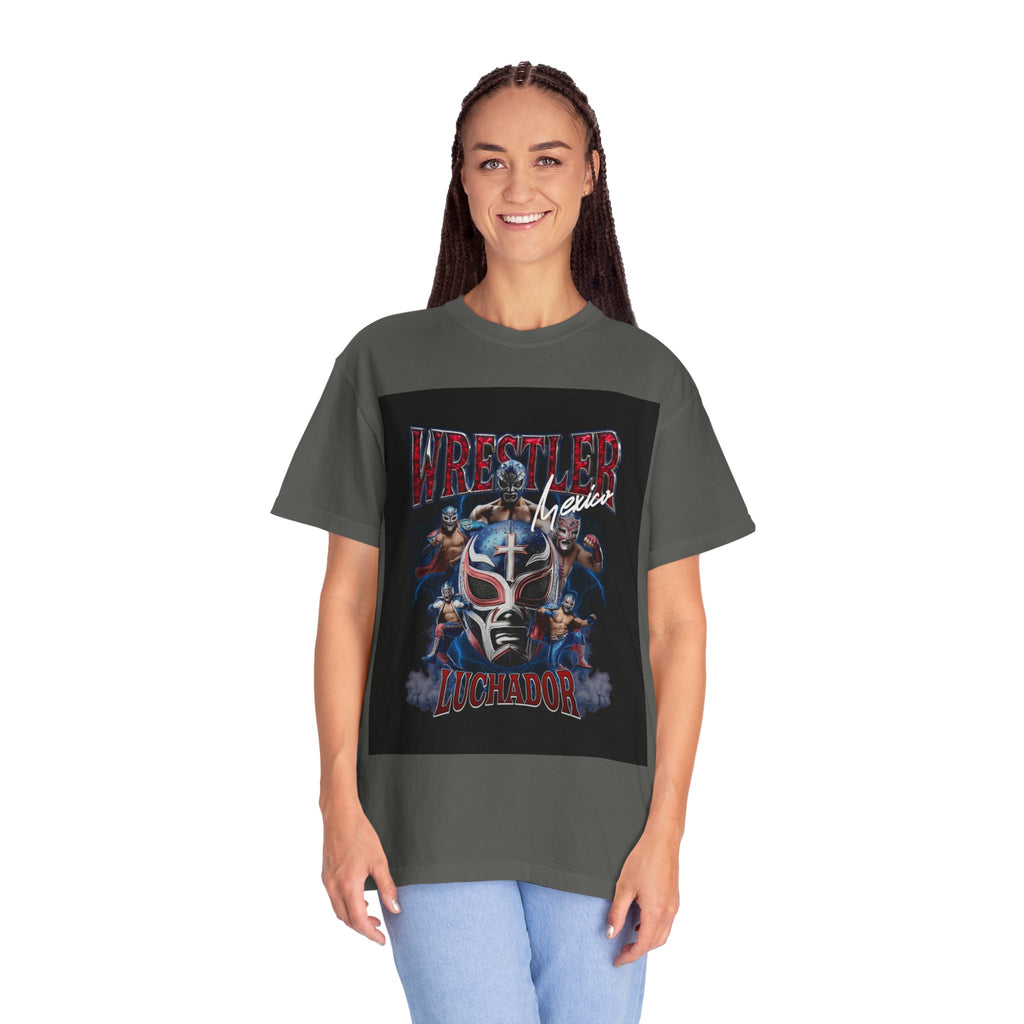 Wrestler Luchador Graphic T-Shirt — Mexican Masked Wrestling Tee