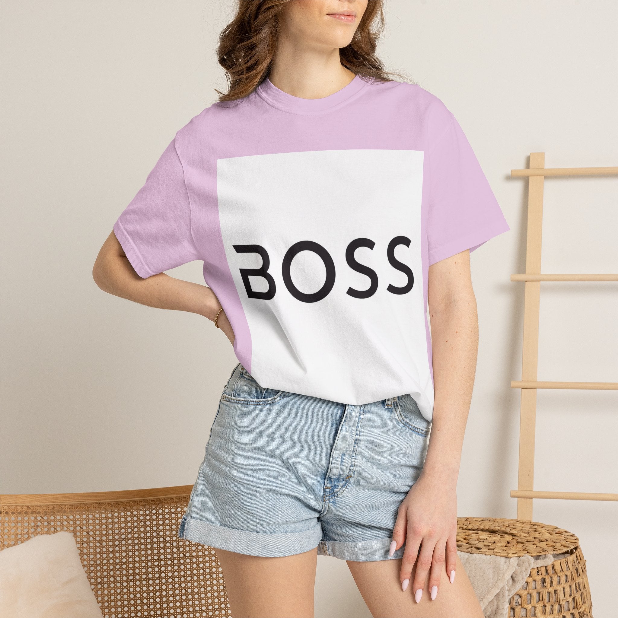 BOSS Graphic T-Shirt — Bold Minimalist Logo Tee for Confident Style