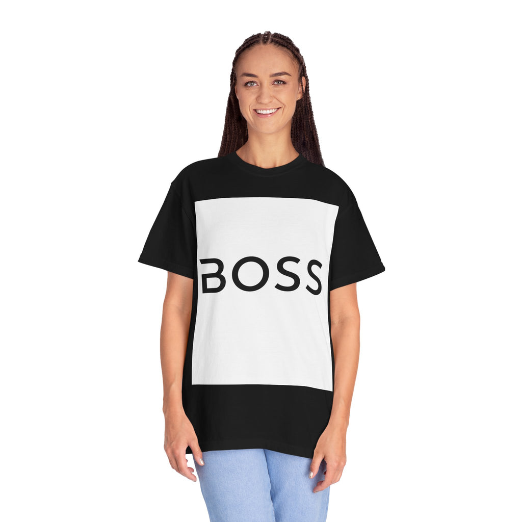 BOSS Graphic T-Shirt — Bold Minimalist Logo Tee for Confident Style