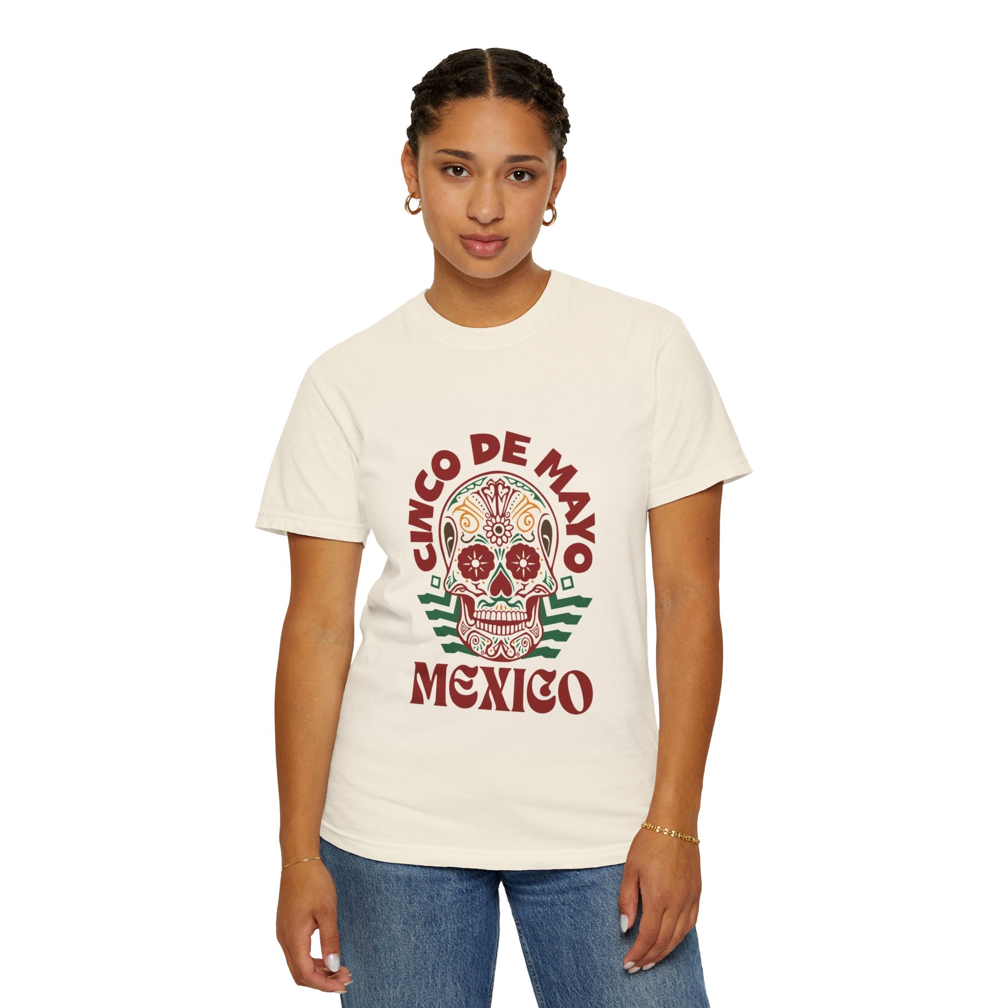 Cinco de Mayo Mexico Sugar Skull T-Shirt