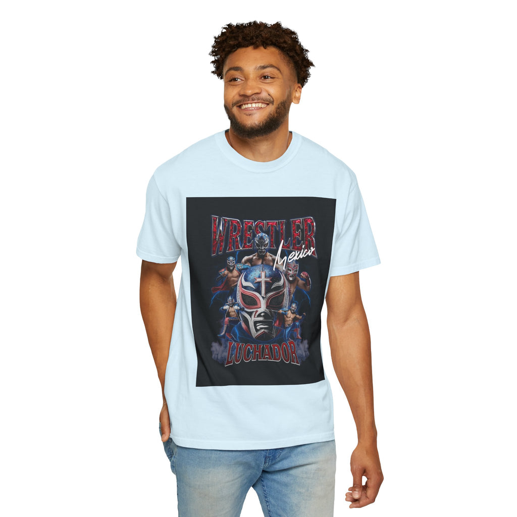 Wrestler Luchador Graphic T-Shirt — Mexican Masked Wrestling Tee