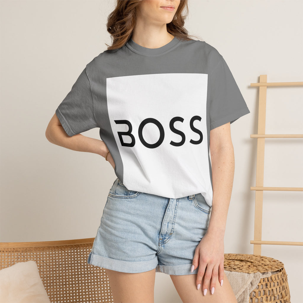 BOSS Graphic T-Shirt — Bold Minimalist Logo Tee for Confident Style