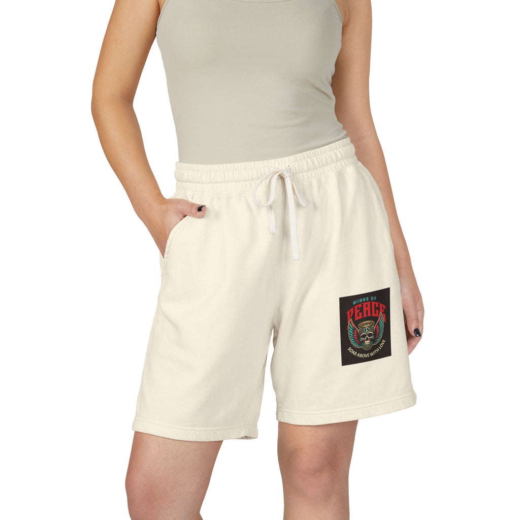 Fleece Sweat Shorts — 'House of Perks' Vintage Patch Lounge Shorts