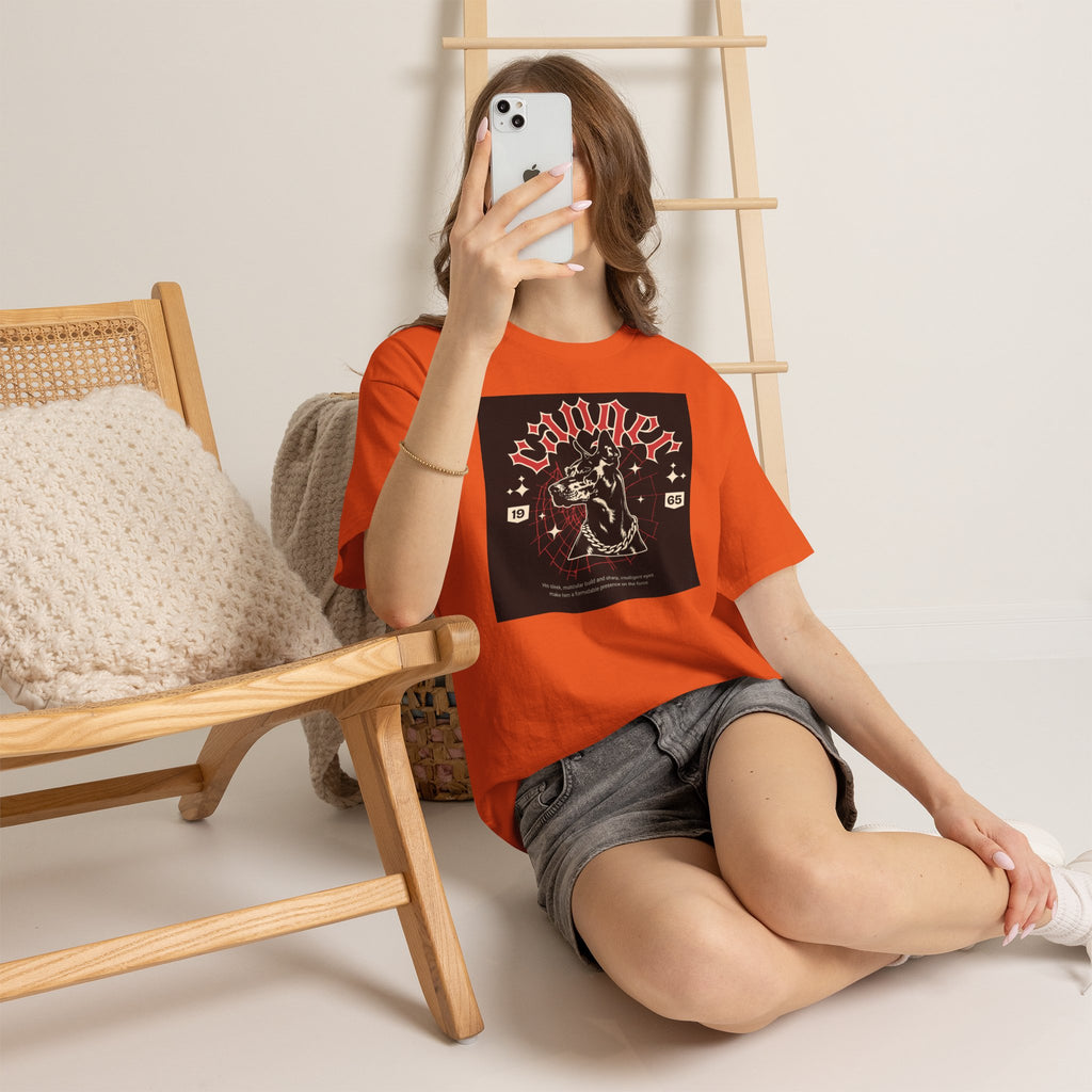 Vintage Gothic Cat Tee — 'Witchery' Retro Occult Graphic T-Shirt