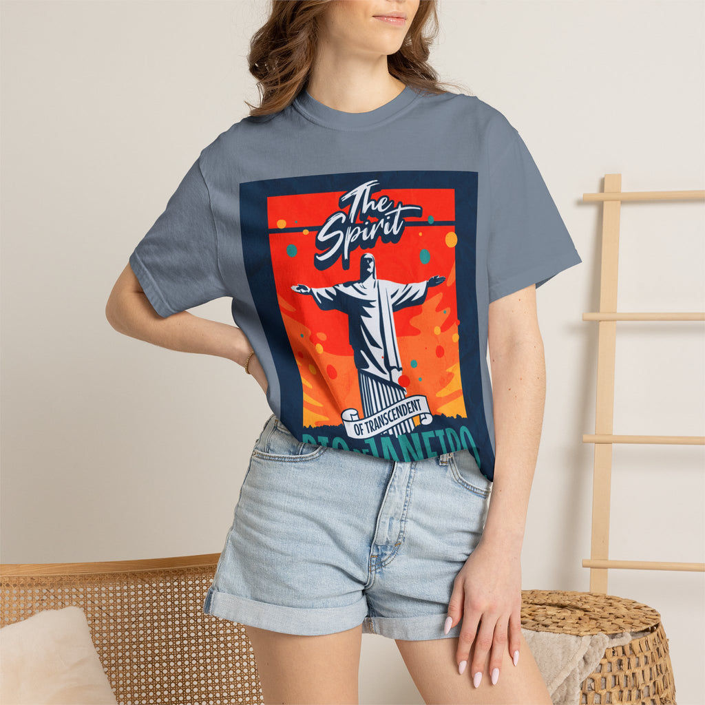 Rio de Janeiro Christ the Redeemer Poster T-Shirt — 'The Spirit' Graphic Tee