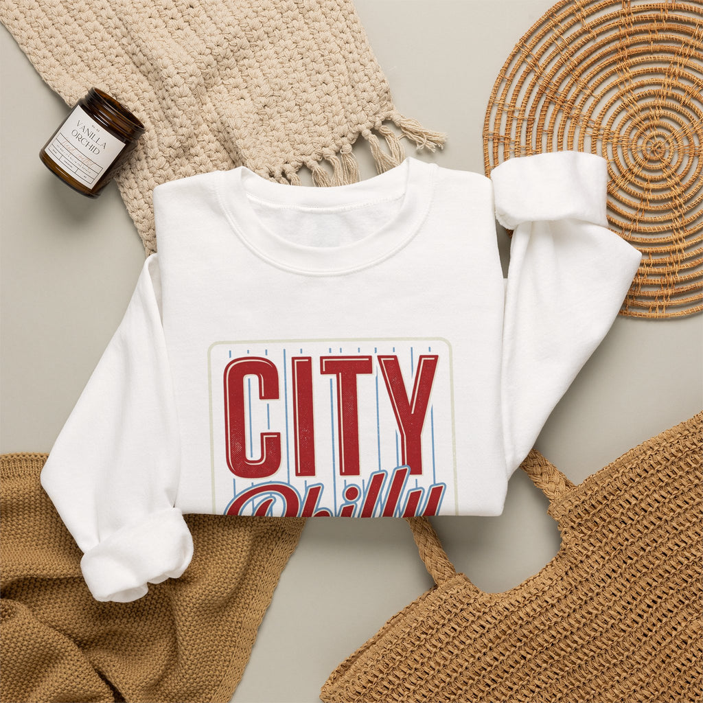 City Philly Baseball Sweatshirt | Regional Baseball Pride, City Sportswear