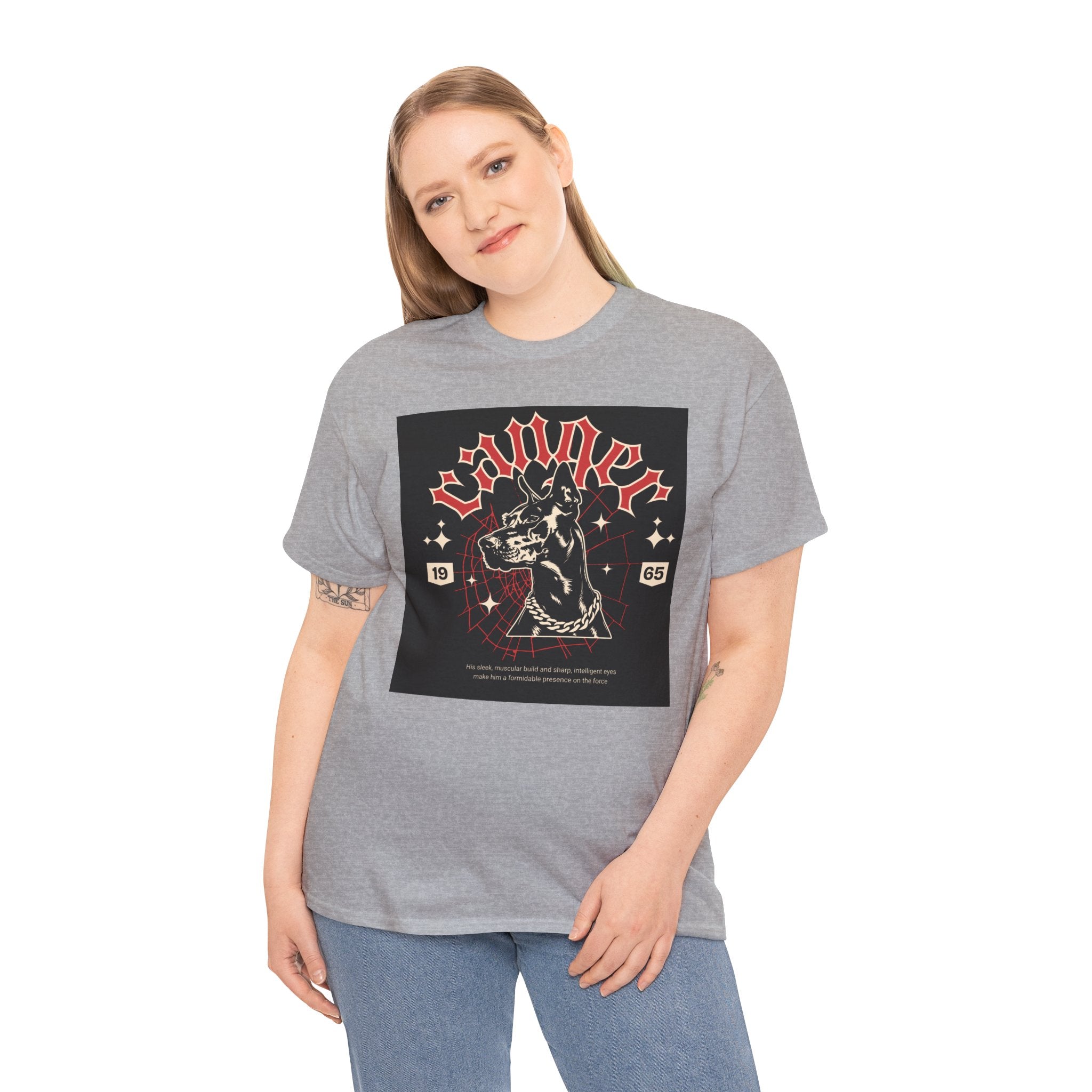 Vintage Gothic Cat Tee — 'Witchery' Retro Occult Graphic T-Shirt