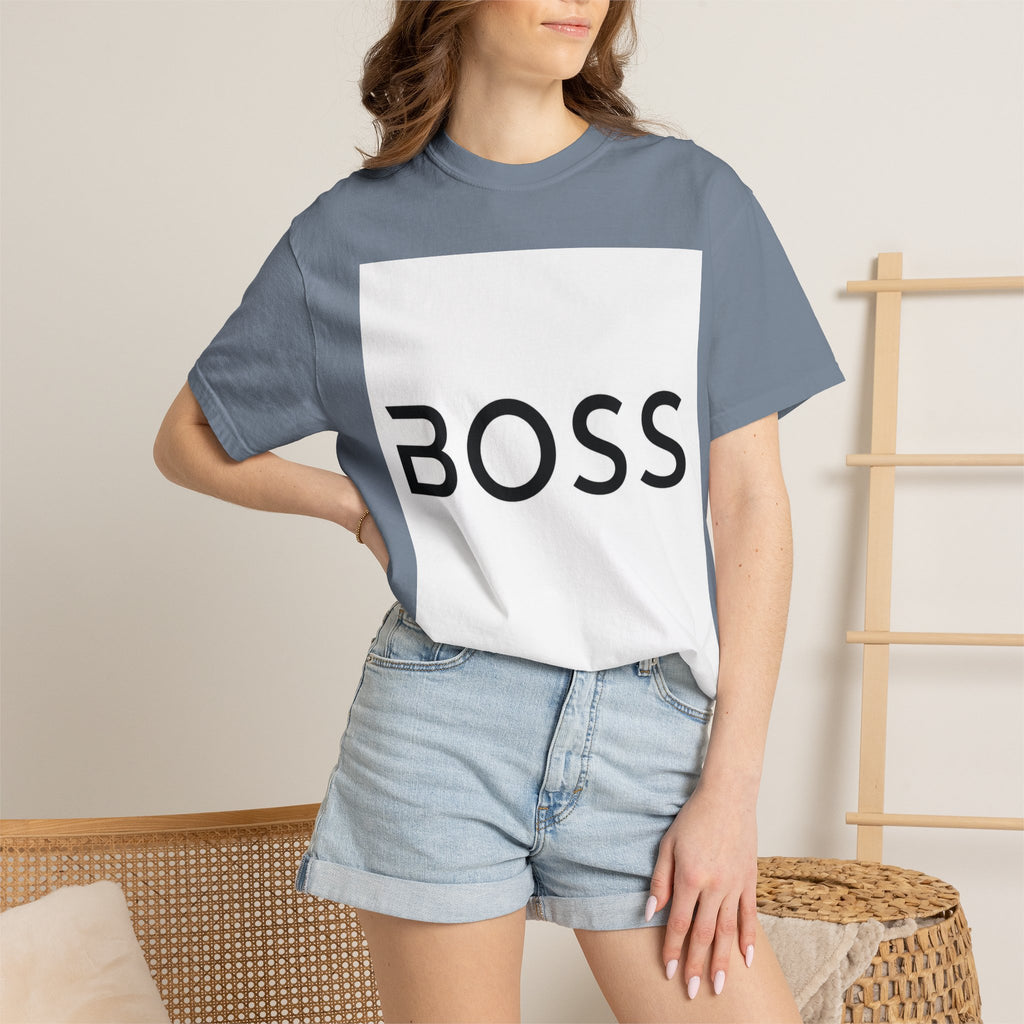 BOSS Graphic T-Shirt — Bold Minimalist Logo Tee for Confident Style