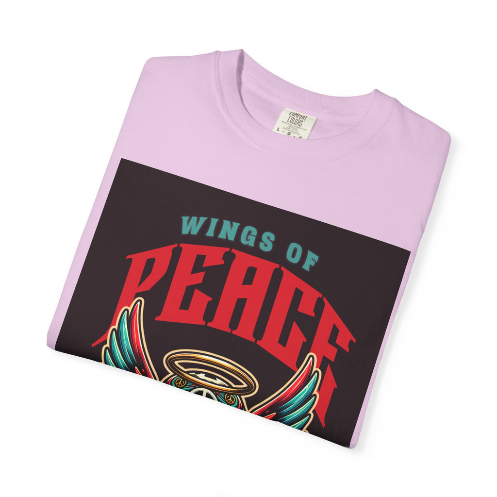 Wings of Peace Skull T-Shirt — "Soar Above With Love" Vintage Graphic Tee