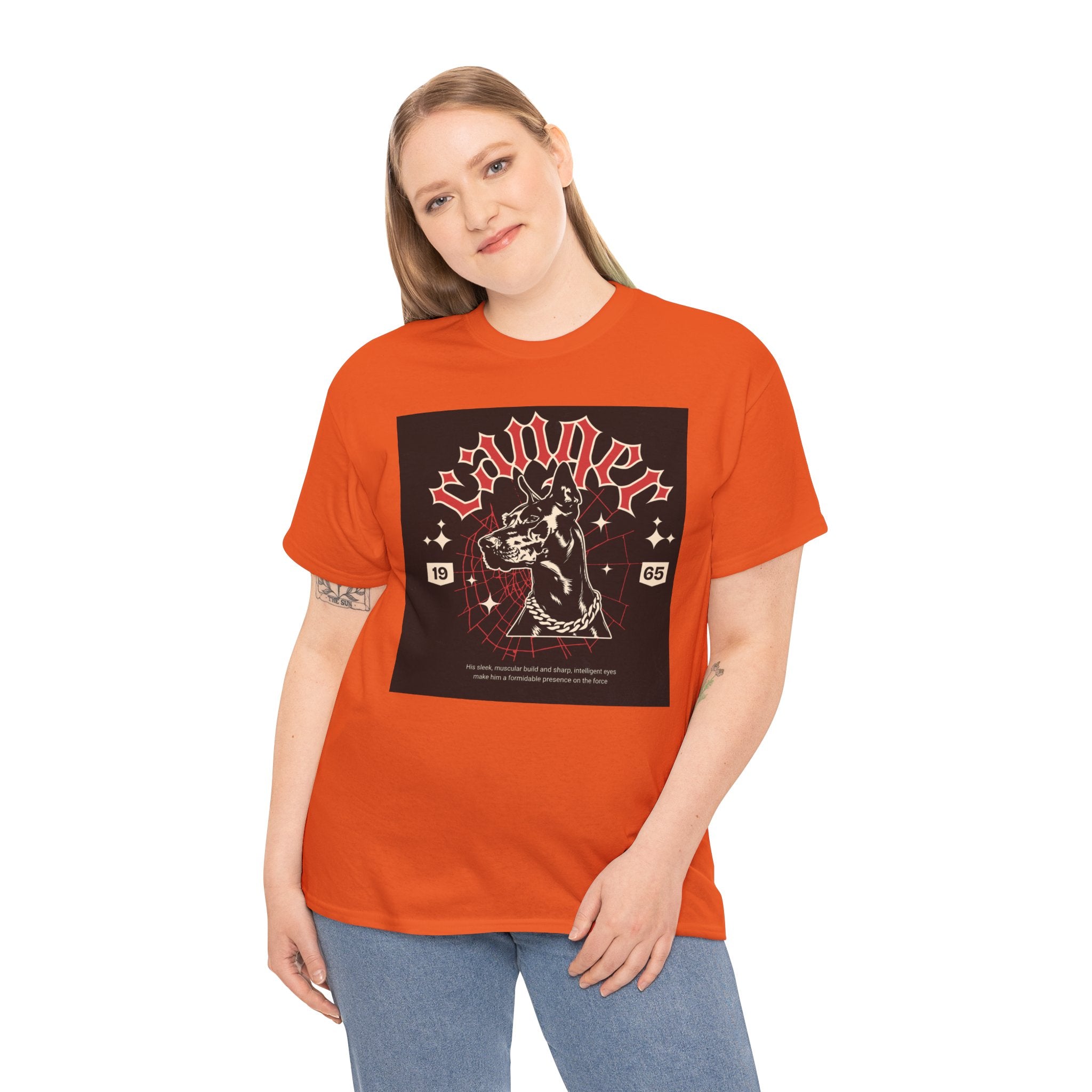 Vintage Gothic Cat Tee — 'Witchery' Retro Occult Graphic T-Shirt