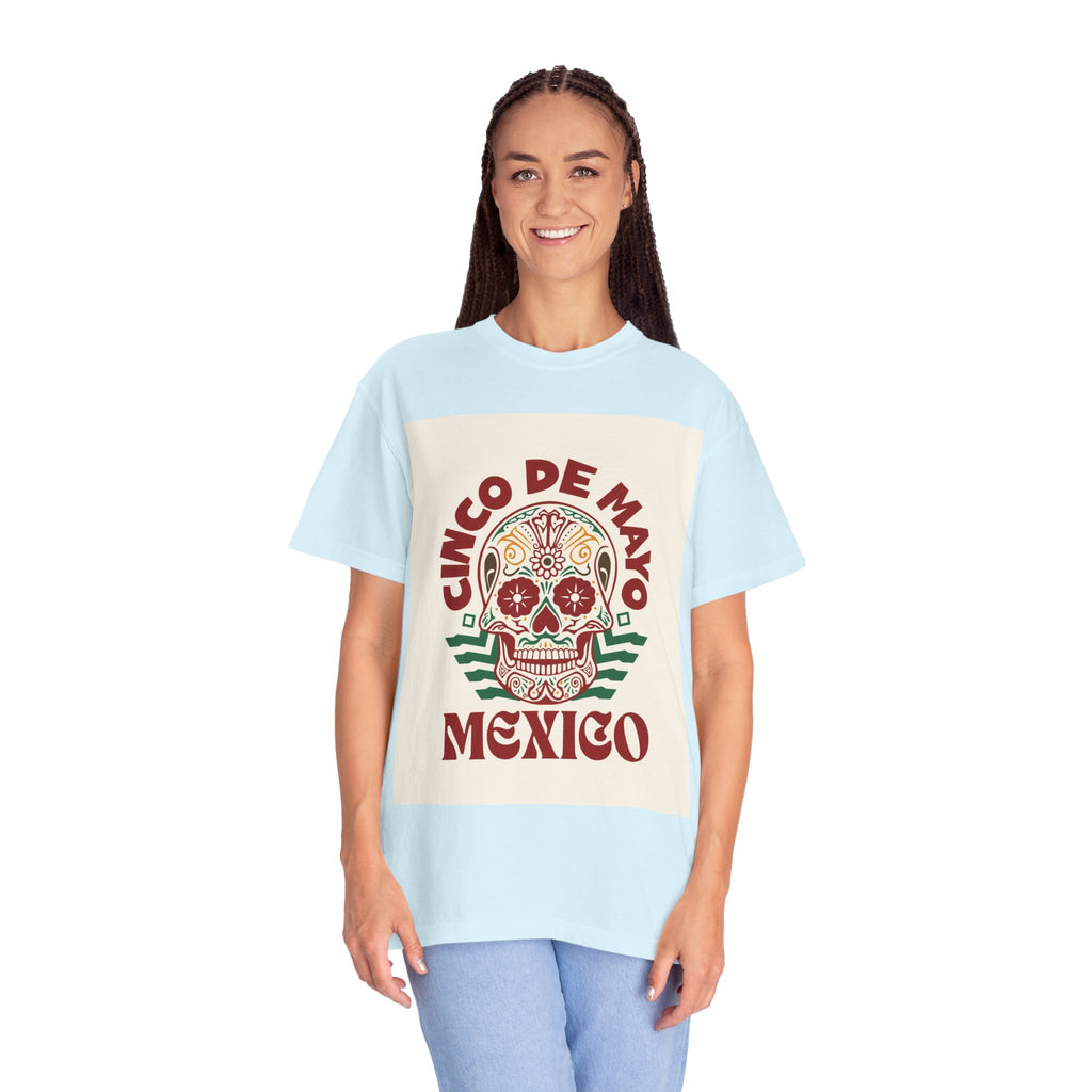 Cinco de Mayo Mexico Sugar Skull T-Shirt