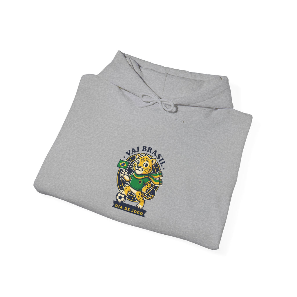 Vai Brasil Hoodie | Brazil Soccer Pride, National Flag Colors