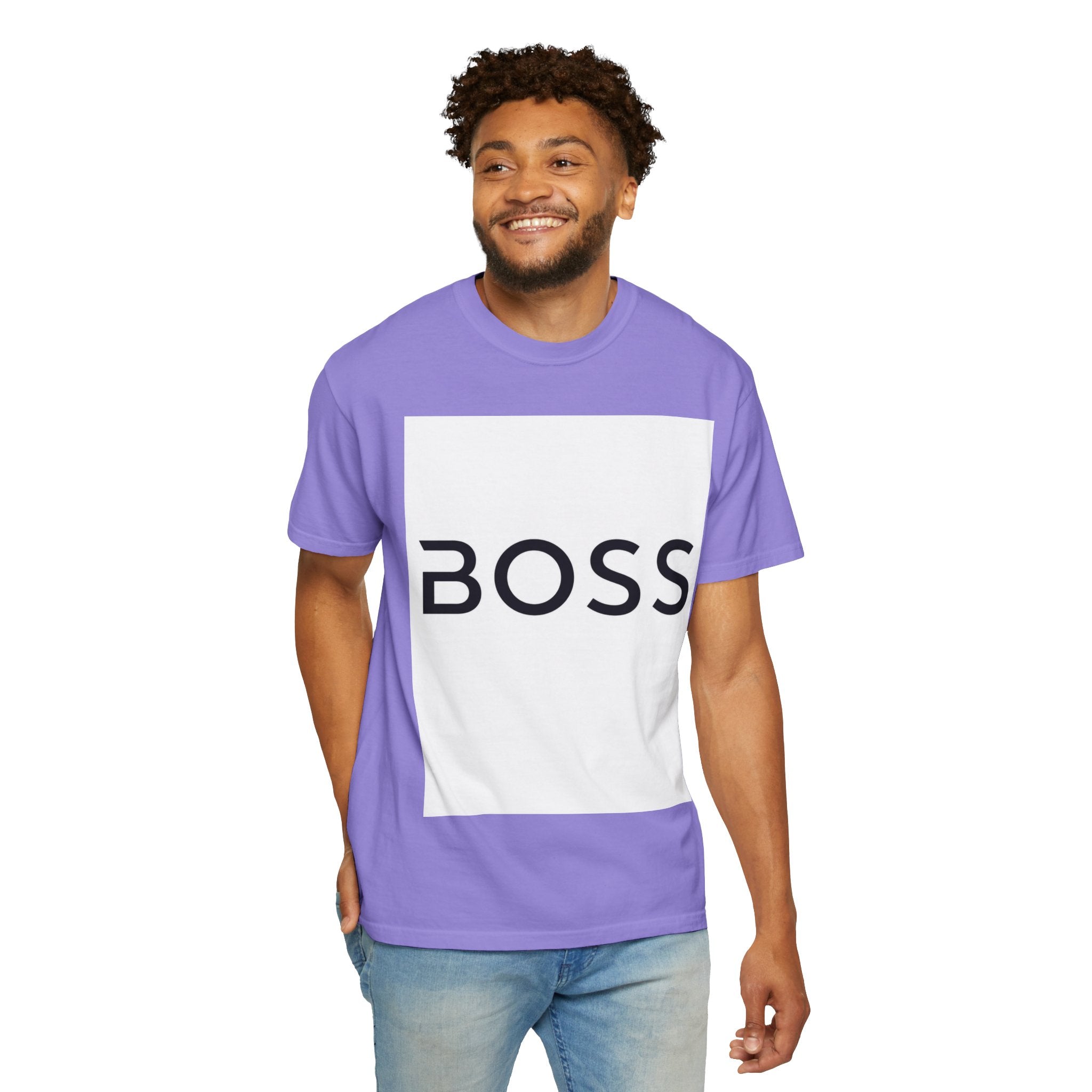 BOSS Graphic T-Shirt — Bold Minimalist Logo Tee for Confident Style