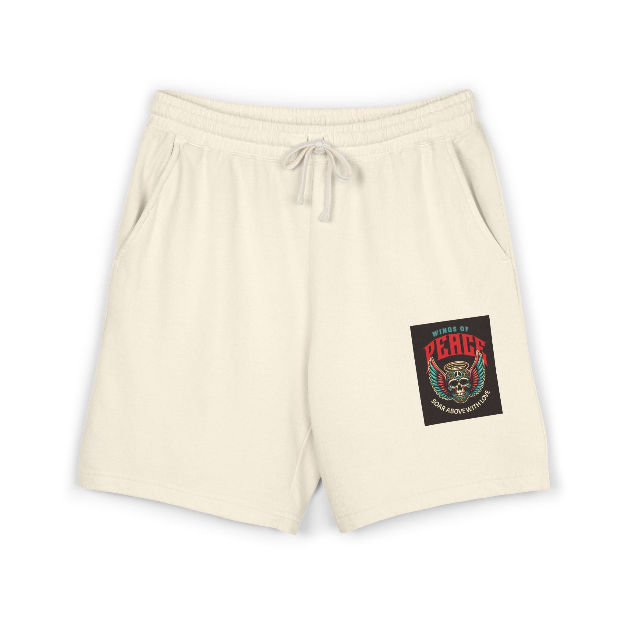 Fleece Sweat Shorts — 'House of Perks' Vintage Patch Lounge Shorts