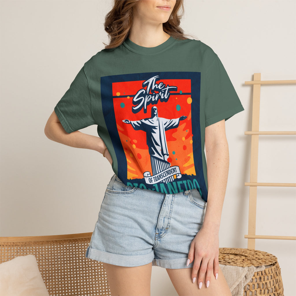 Rio de Janeiro Christ the Redeemer Poster T-Shirt — 'The Spirit' Graphic Tee