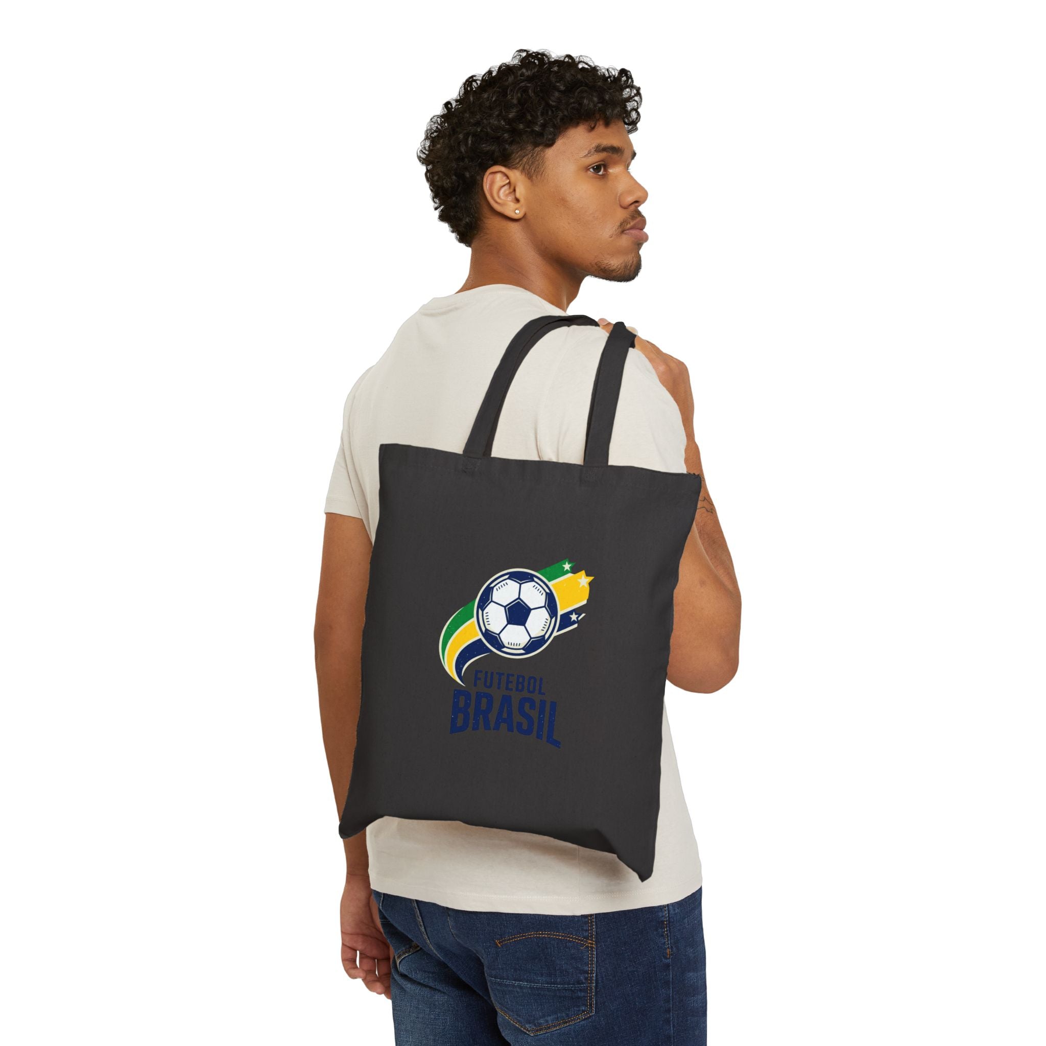 Futebol Brasil Tote Bag | Brazil Soccer Flag Colors, National Pride