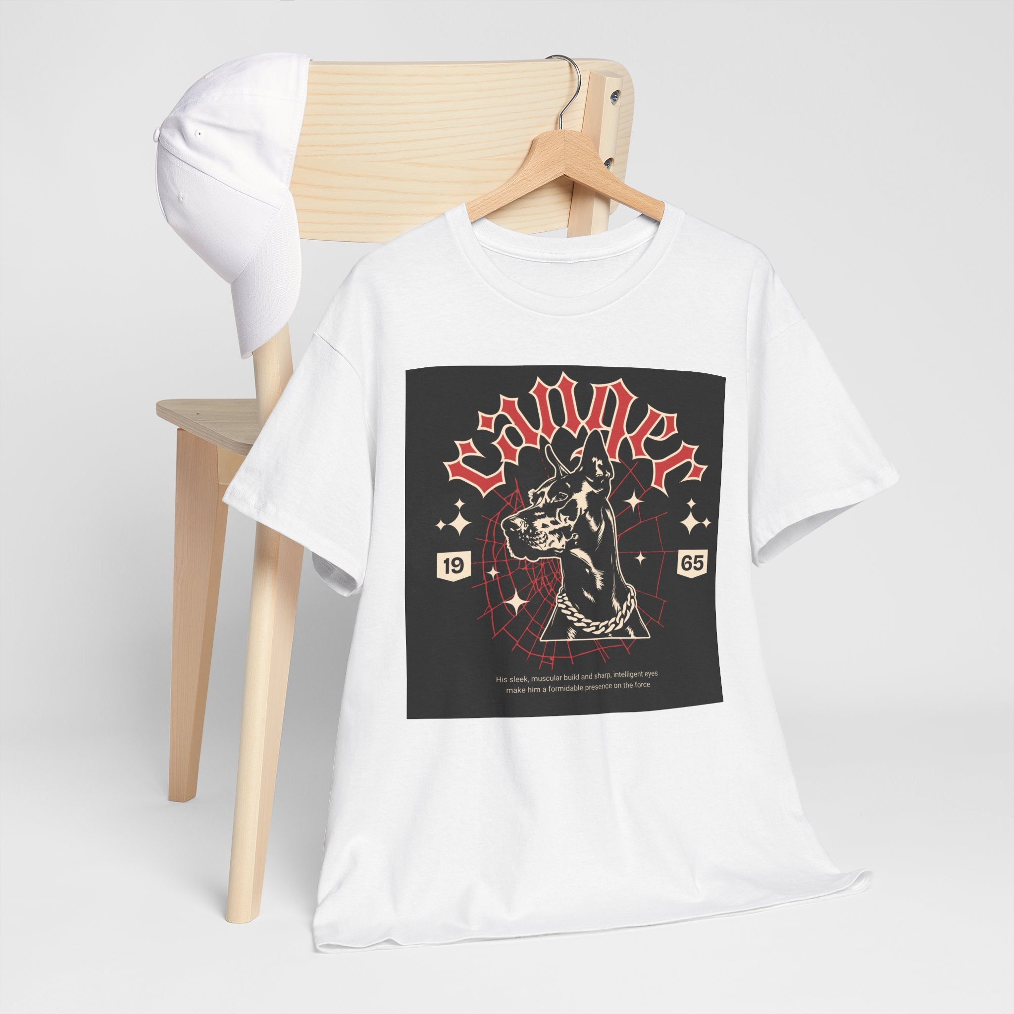 Vintage Gothic Cat Tee — 'Witchery' Retro Occult Graphic T-Shirt