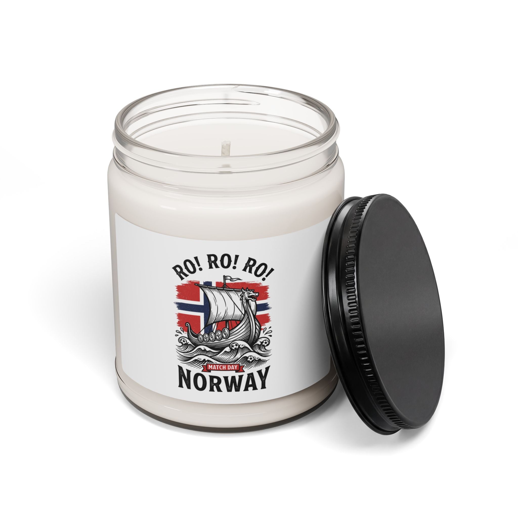 Ro! Ro! Ro! Viking Ship Candle | Norway Football Chant, Red White Blue