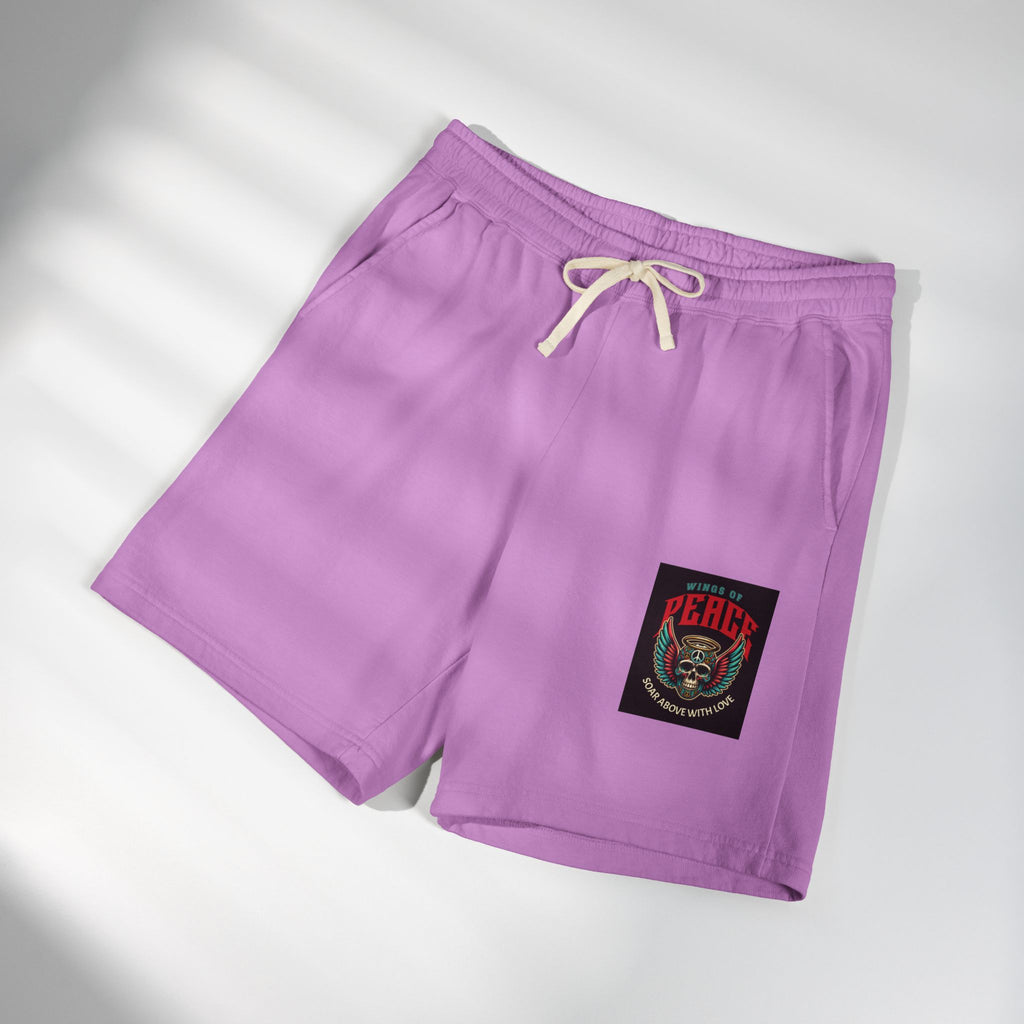 Fleece Sweat Shorts — 'House of Perks' Vintage Patch Lounge Shorts